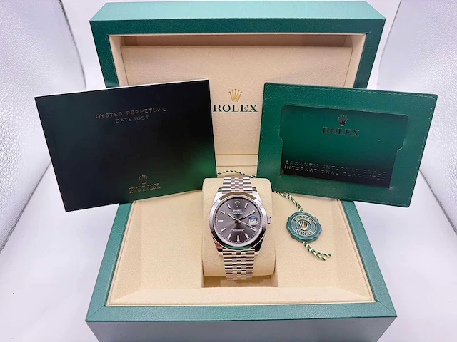 Rolex datejust 41 126300 | rhodium dial | jubilee | unworn | 2026 - afbeelding 4 van  12