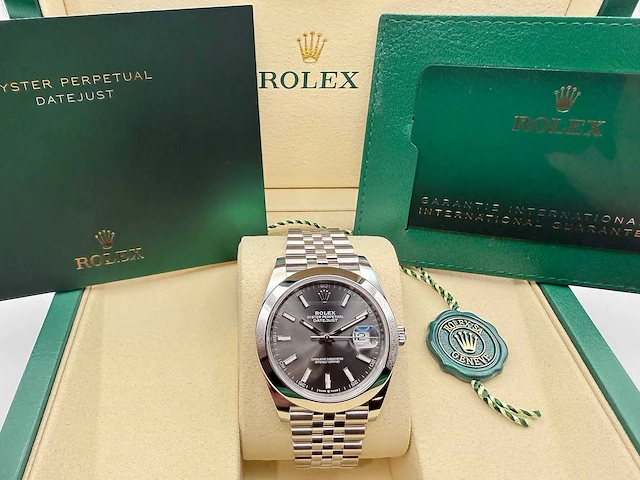 Rolex datejust 41 126300 | rhodium dial | jubilee | unworn | 2026 - afbeelding 3 van  12