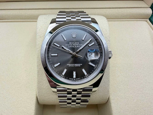Rolex datejust 41 126300 | rhodium dial | jubilee | unworn | 2026 - afbeelding 1 van  12