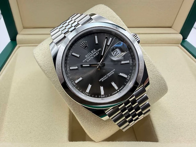 Rolex datejust 41 126300 | rhodium dial | jubilee | unworn | 2026 - afbeelding 5 van  12