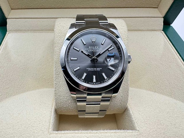 Rolex datejust 41 126300 | rhodium dial | oyster | 2026 | unworn - afbeelding 1 van  12