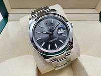 Rolex datejust 41 126300 | rhodium dial | oyster | 2026 | unworn - afbeelding 5 van  12