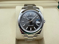 Rolex datejust 41 126300 | rhodium | oyster | 2026 - afbeelding 1 van  3