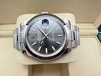 Rolex datejust 41 126300 | rhodium | oyster | 2026 - afbeelding 2 van  3