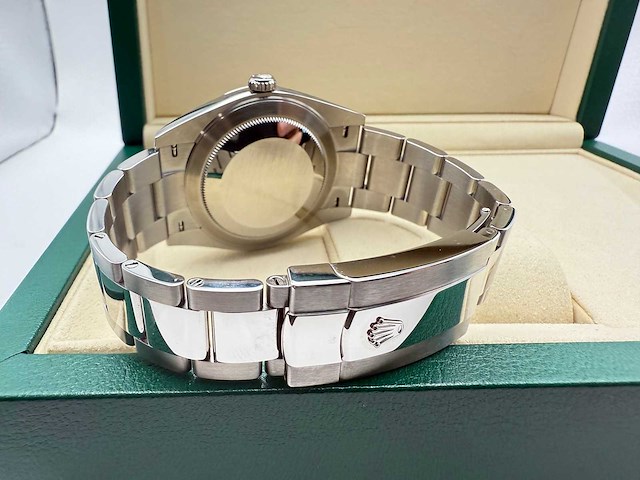 Rolex datejust 41 126300 | rhodium | oyster | 2026 - afbeelding 3 van  3