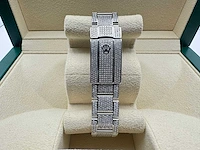 Rolex datejust 41 | 126300 | roman | full "iced" out with natural diamonds | 2023 - afbeelding 9 van  13