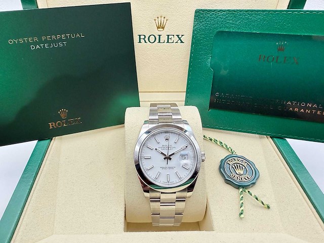 Rolex datejust 41 126300 | white dial | unworn | 2026 - afbeelding 3 van  12