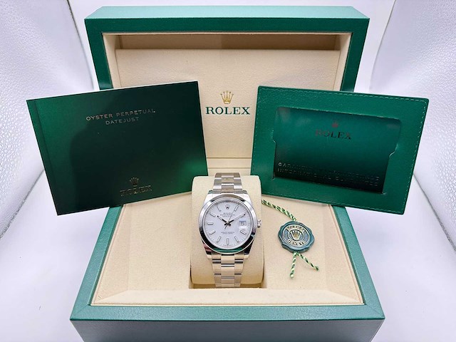 Rolex datejust 41 126300 | white dial | unworn | 2026 - afbeelding 4 van  12