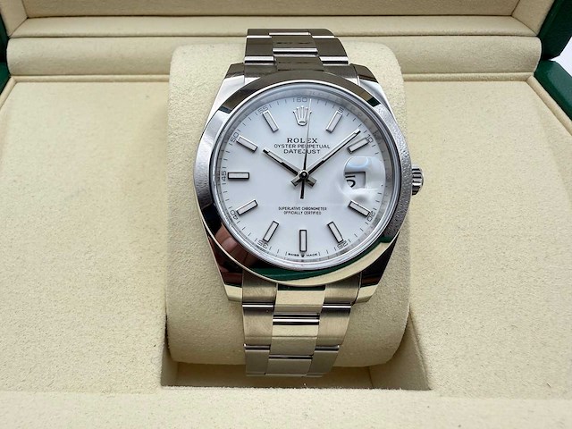 Rolex datejust 41 126300 | white dial | unworn | 2026 - afbeelding 1 van  12