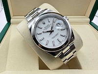 Rolex datejust 41 126300 | white dial | unworn | 2026 - afbeelding 5 van  12