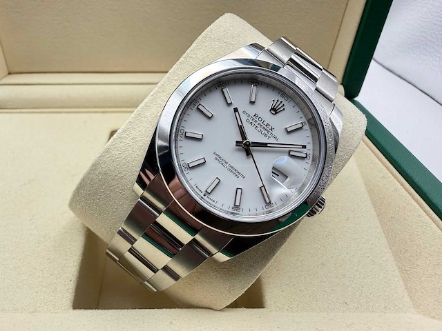 Rolex datejust 41 126300 | white dial | unworn | 2026 - afbeelding 6 van  12