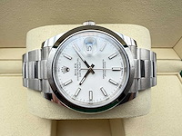Rolex datejust 41 126300 | white dial | unworn | 2026 - afbeelding 7 van  12