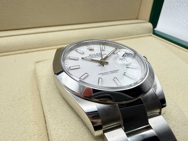 Rolex datejust 41 126300 | white dial | unworn | 2026 - afbeelding 10 van  12