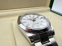 Rolex datejust 41 126300 | white dial | unworn | 2026 - afbeelding 10 van  12