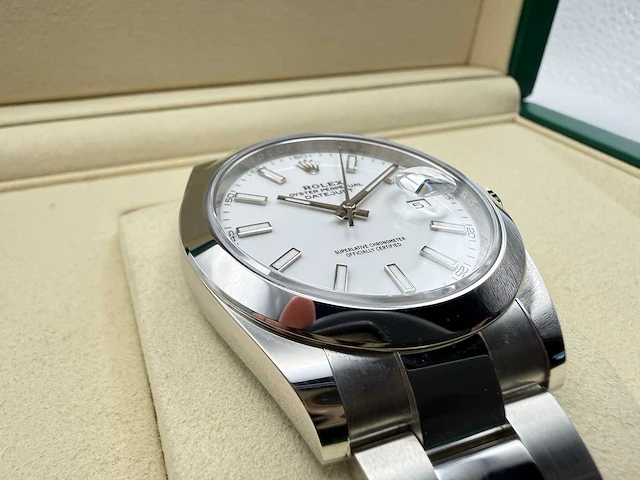 Rolex datejust 41 126300 | white dial | unworn | 2026 - afbeelding 10 van  12