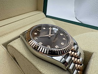 Rolex datejust 41 | 126331 | choco diamonds | 2026 | unworn - afbeelding 9 van  12