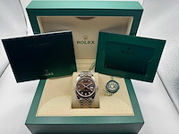 Rolex datejust 41 | 126331 | choco diamonds | 2026 | unworn - afbeelding 12 van  12