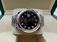 Rolex datejust 41 | 126331 | choco diamonds | 2026 | unworn - afbeelding 7 van  12