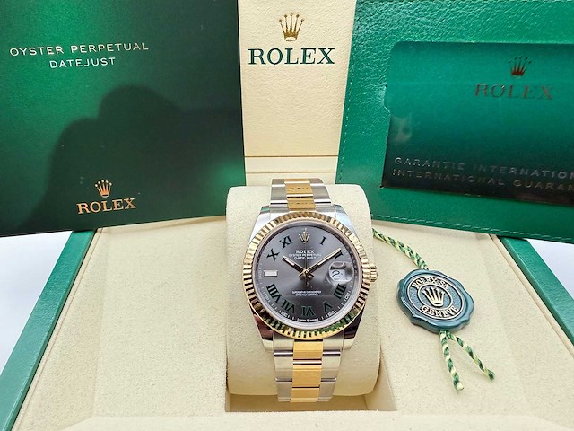 Rolex datejust 41 126333 | wimbledon dial | unworn | 2025 - afbeelding 2 van  11