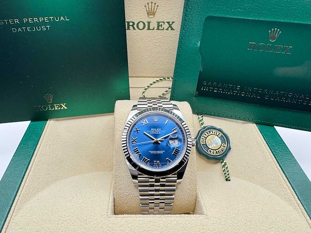 Rolex datejust 41 126334 | azzuro dial | 2025 - afbeelding 3 van  12