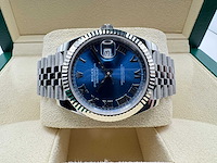 Rolex datejust 41 126334 | azzuro dial | 2025 - afbeelding 7 van  12