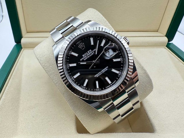 Rolex datejust 41 126334 | black | 2026 | unworn - afbeelding 5 van  12