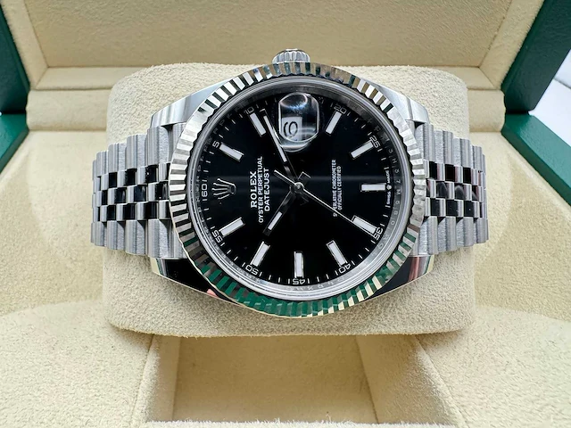 Rolex datejust 41 126334 | black dial | jubilee | unworn | 2026 - afbeelding 7 van  12