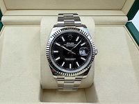 Rolex datejust 41 126334 | black dial | unworn | 2025 - afbeelding 1 van  12