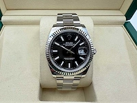 Rolex datejust 41 126334 | black dial | unworn | 2025 - afbeelding 1 van  12