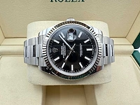 Rolex datejust 41 126334 | black dial | unworn | 2025 - afbeelding 7 van  12