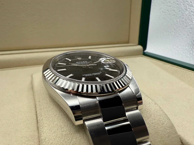 Rolex datejust 41 126334 | black dial | unworn | 2025 - afbeelding 12 van  12