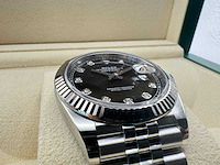 Rolex datejust 41 126334 | black diamond dot | jubilee | 2026 | unworn - afbeelding 10 van  12