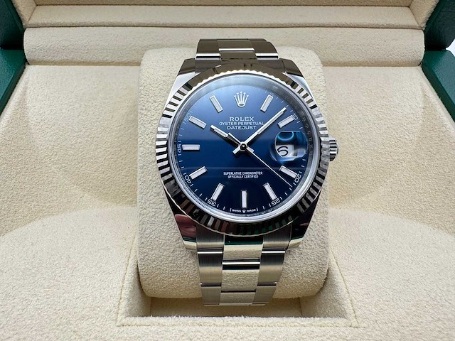 Rolex datejust 41 126334 | blue dial | 2026 | unworn - afbeelding 3 van  10