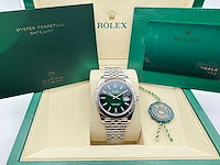 Rolex datejust 41 126334 | green ombre dial | jubilee | unworn | 2026 - afbeelding 3 van  12