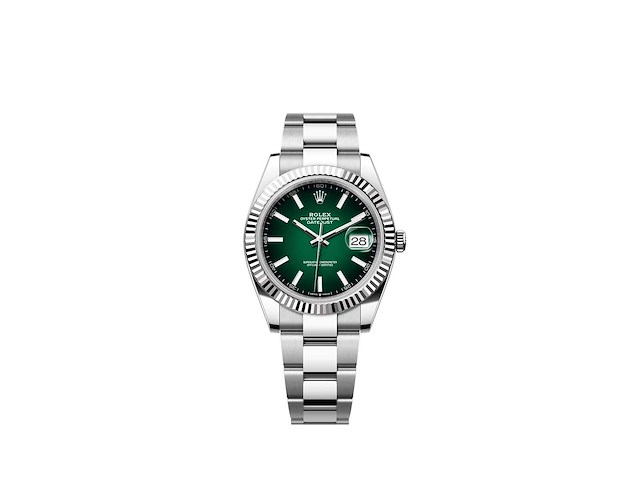 Rolex datejust 41 126334 | green ombre dial | unworn | 2026 - afbeelding 1 van  1
