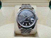 Rolex datejust 41 126334 | jubilee | rhodium | 2025 - afbeelding 5 van  12