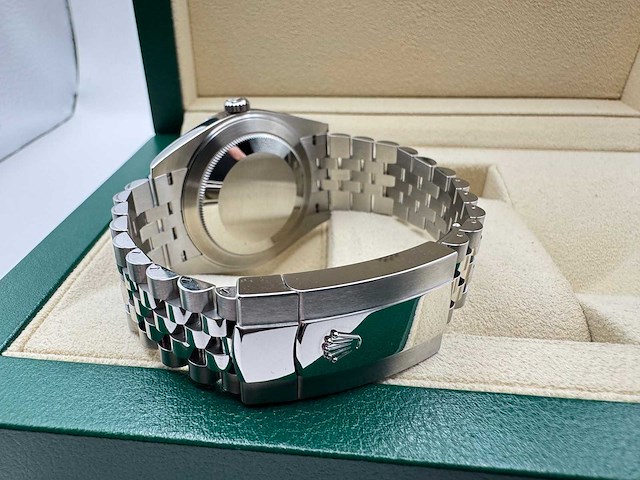 Rolex datejust 41 126334 | jubilee | rhodium | 2025 - afbeelding 12 van  12