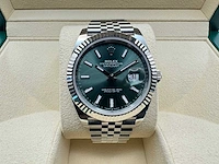 Rolex datejust 41 126334 | mint green dial | jubilee | unworn | 2026