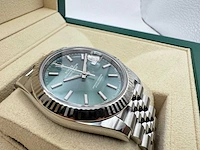 Rolex datejust 41 126334 | mint green dial | jubilee | unworn | 2026 - afbeelding 12 van  13