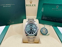 Rolex datejust 41 126334 | mint green dial | unworn | 2026 - afbeelding 3 van  12