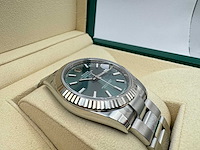 Rolex datejust 41 126334 | mint green dial | unworn | 2026 - afbeelding 11 van  12