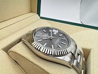 Rolex datejust 41 126334 | rhodium dial | oyster | unworn | 2026 - afbeelding 6 van  6