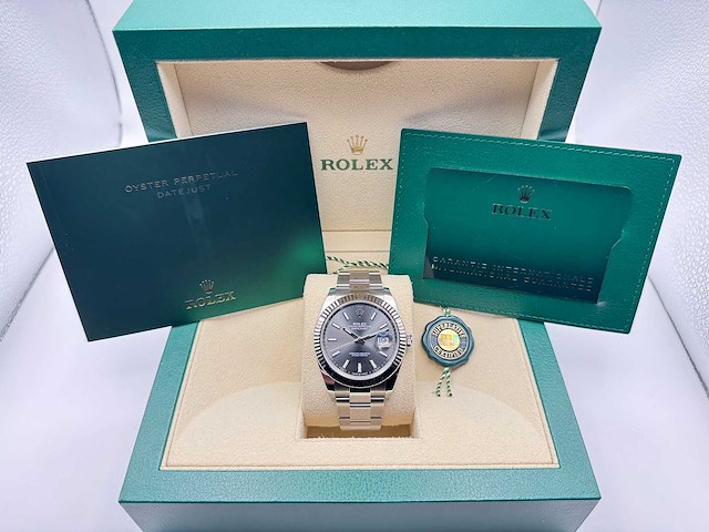 Rolex datejust 41 126334 | rhodium dial | oyster | unworn | 2026 - afbeelding 2 van  10