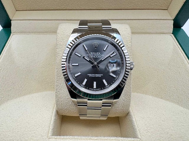 Rolex datejust 41 126334 | rhodium dial | oyster | unworn | 2026 - afbeelding 1 van  10