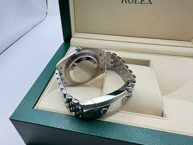 Rolex datejust 41 126334 | rhodium diamond dot dial | jubilee | unworn | 2026 - afbeelding 2 van  12