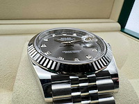 Rolex datejust 41 126334 | rhodium diamond dot dial | jubilee | unworn | 2026 - afbeelding 10 van  12