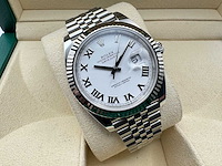 Rolex datejust 41 126334 | white roman dial | jubilee | unworn | 2026 - afbeelding 4 van  11