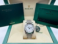 Rolex datejust 41 126334 | white roman dial | jubilee | unworn | 2026 - afbeelding 3 van  12