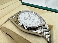 Rolex datejust 41 126334 | white roman dial | jubilee | unworn | 2026 - afbeelding 11 van  12