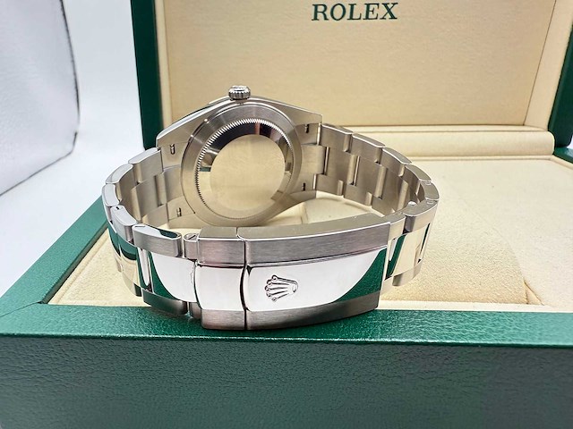 Rolex datejust 41 126334 | wimbledon dial | 2025 - afbeelding 12 van  12